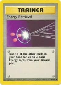 A picture of the Energy Retrieval Pokemon card from Base Set